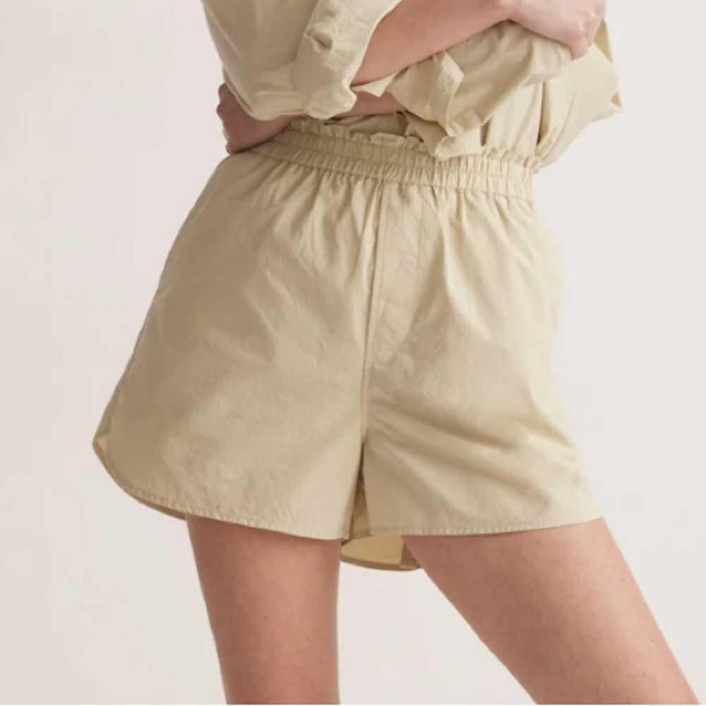 Madewell Pull-On Shorts Faded Seagrass